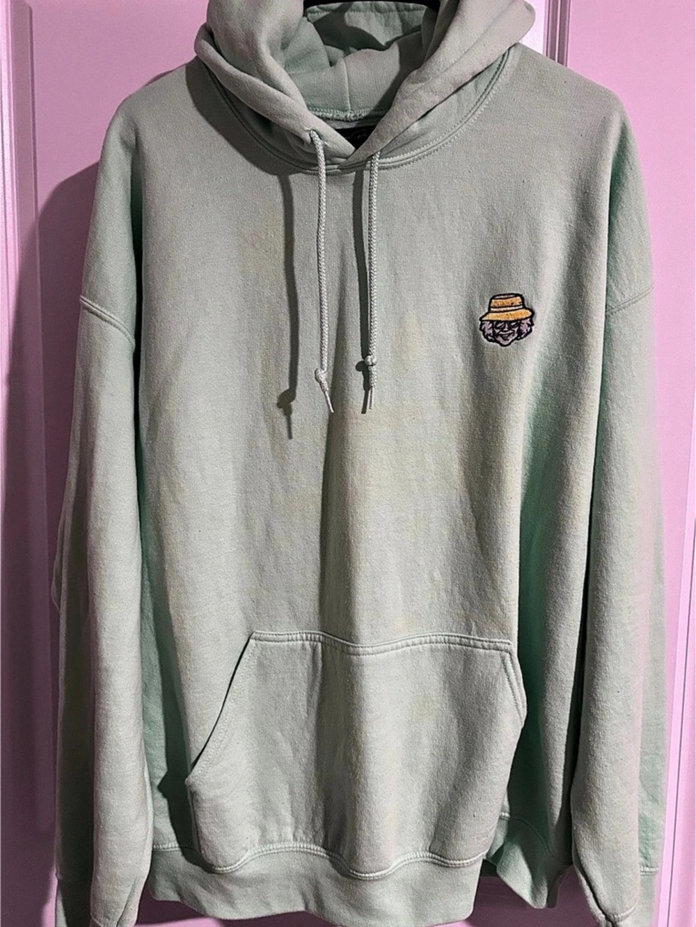 Danny Duncan mint Green Pullover Hoodie XL Like New